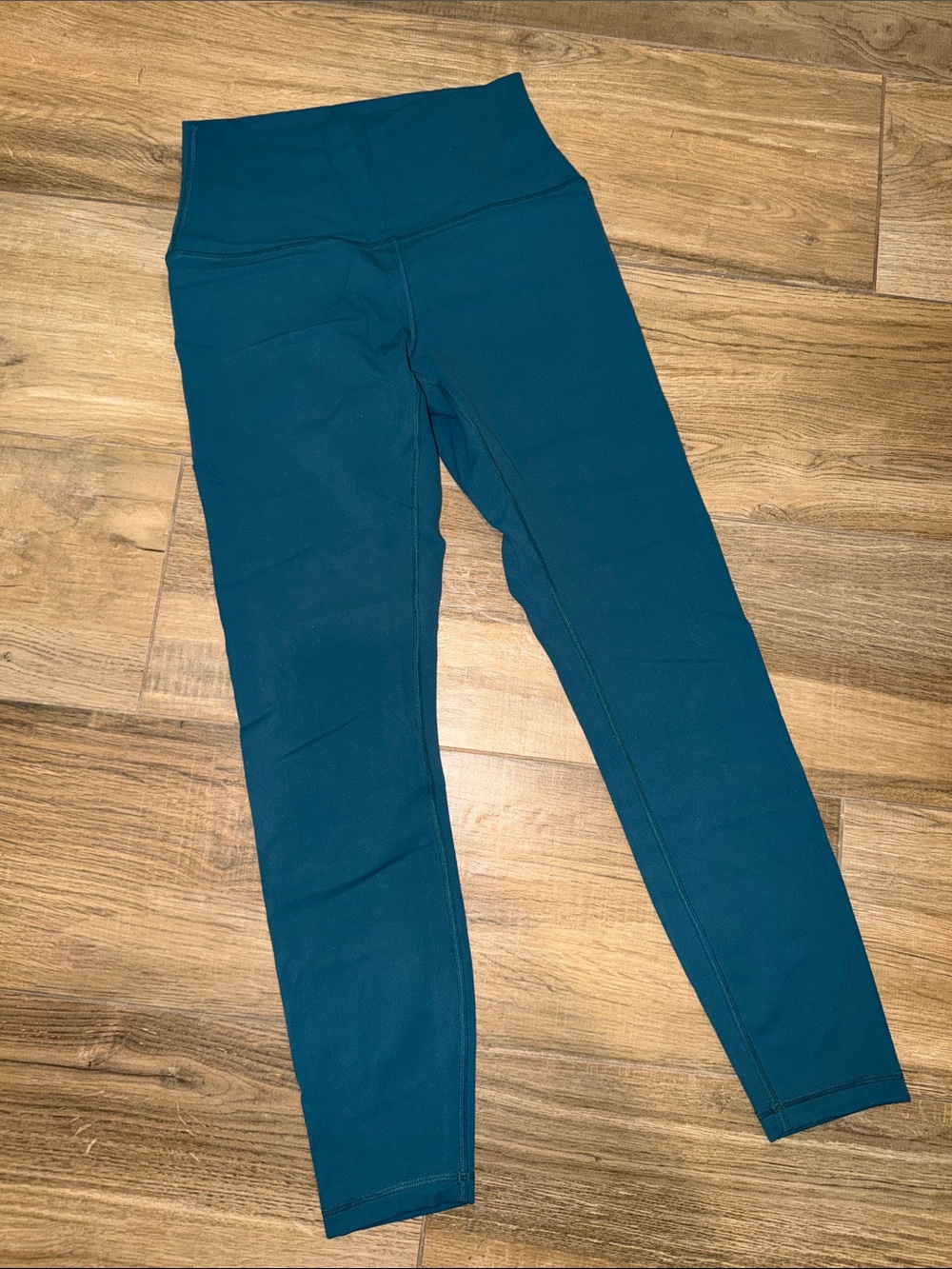 High-Waist Teal Leggings